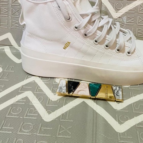 Adidas chunky platforms nizza special edition white - Picture 3 of 9